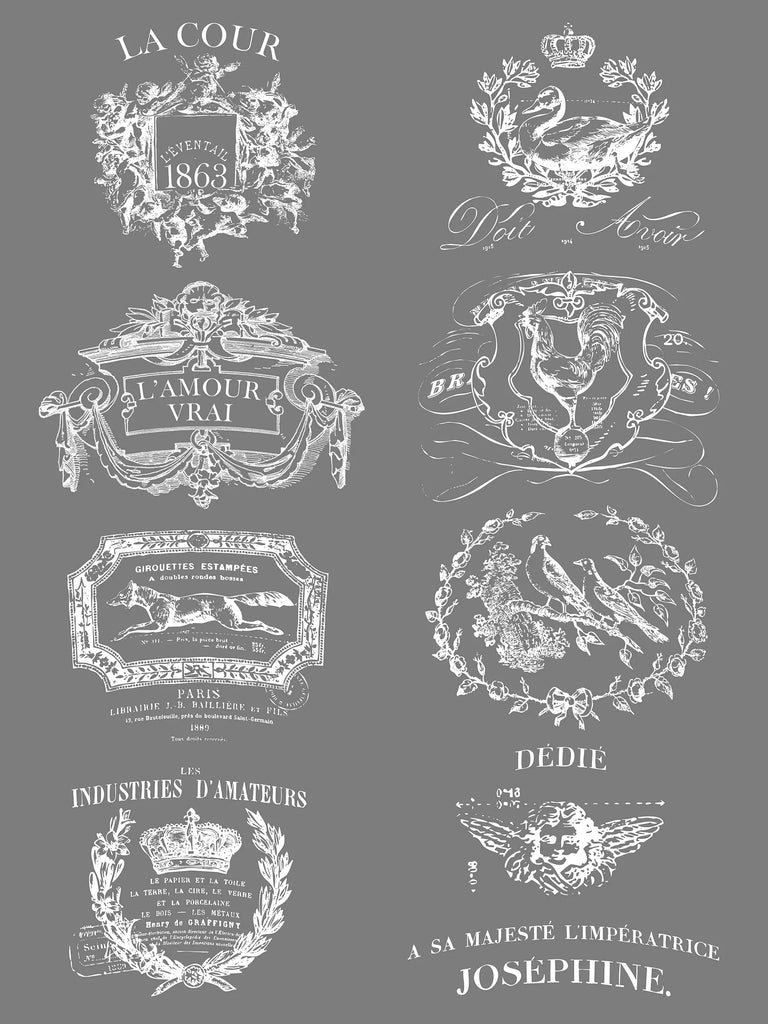 Iron Orchid Design TRADITIONAL POTS 12 x 16 in 4 pages 3 colors DECOR TRANSFER™-BluebirdMercantile