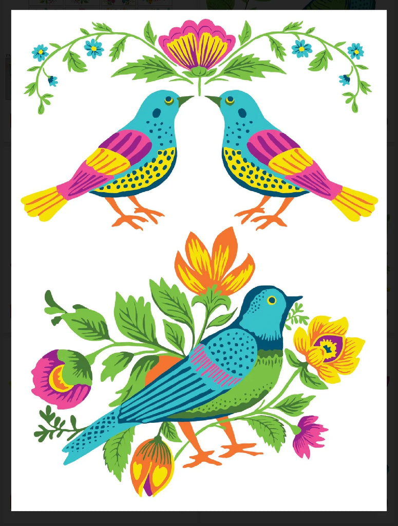 Iron Orchid Designs Iron Orchid Designs Vida Flora by Debi Beard DIY Paint IOD Paint Inlay 12x16 Pad™ 8 sheets-BluebirdMercantile